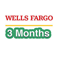 3 Months Wells Fargo Bank Statement Template (July, August, September 2023) Business
